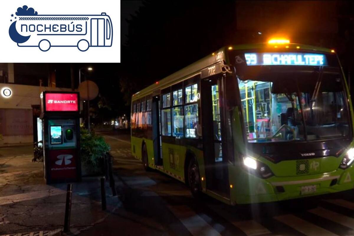 "Nochebús", la respuesta si no alcanzaste el metro y el Uber sale muy caro: Estos son los horarios, rutas y costo