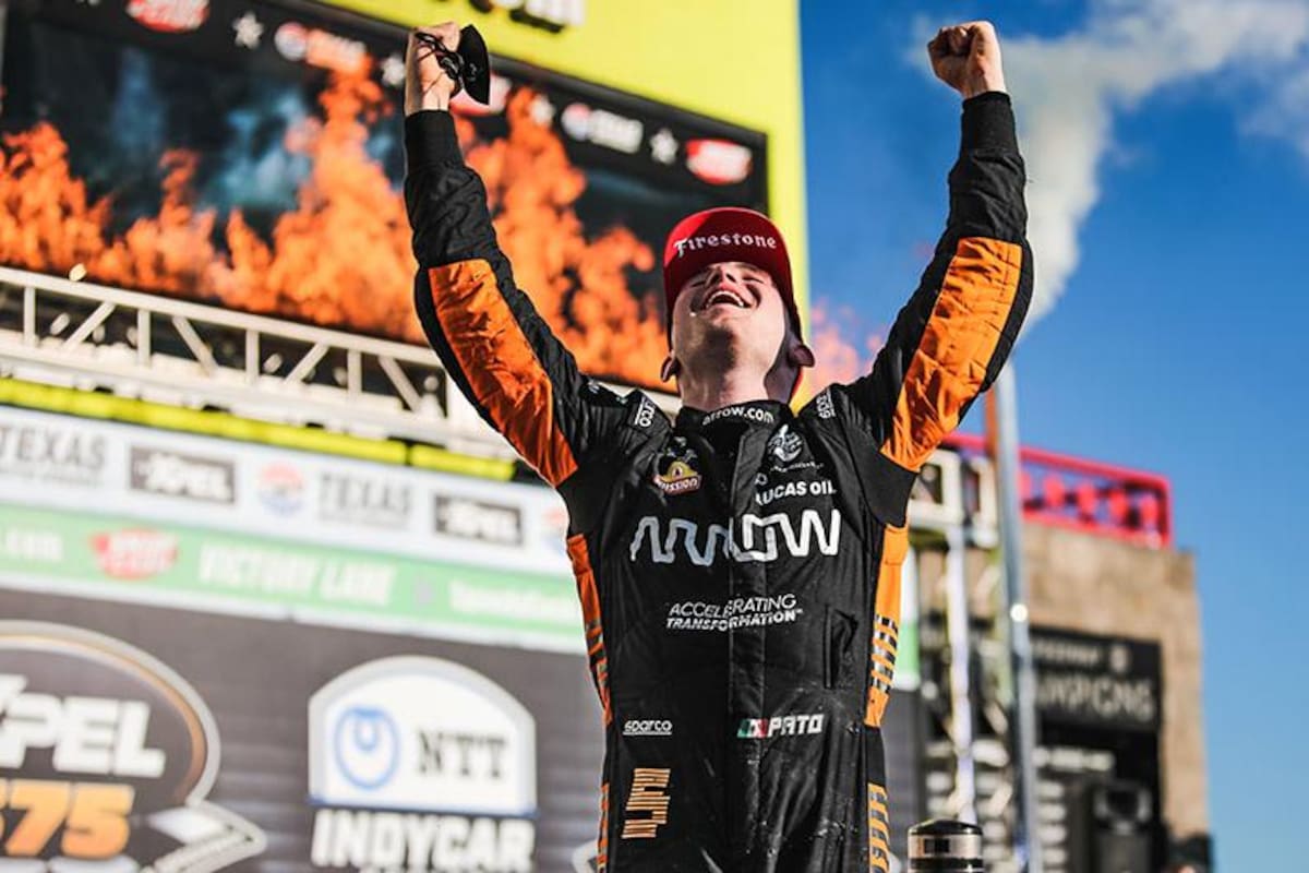 Piloto mexicano Patricio O'Ward gana su primera carrera de IndyCar