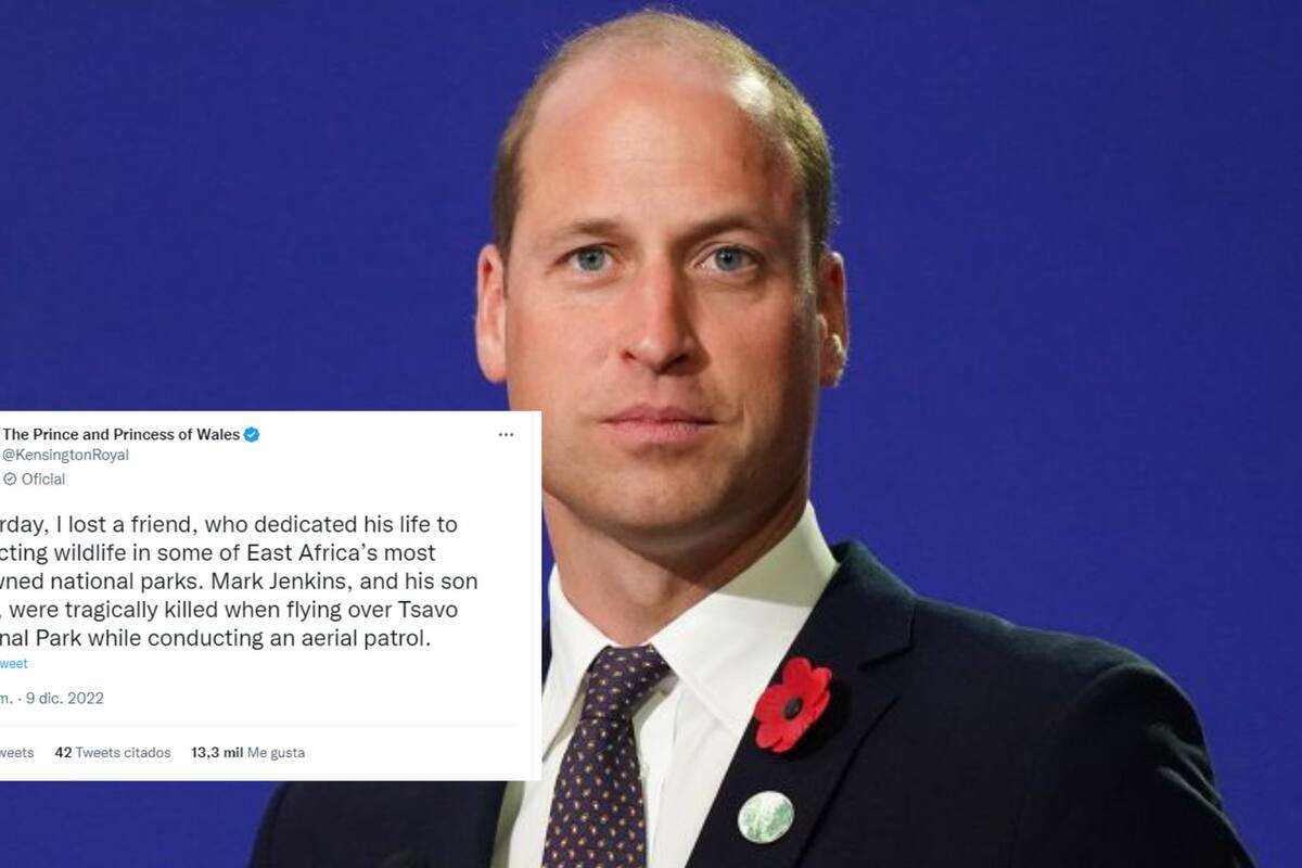 Amigo del príncipe William muere en un accidente aéreo junto con su hijo