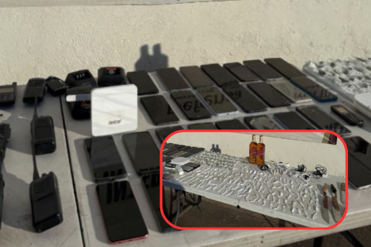 Revisión en Aguaruto destapa arsenal, droga y lujos prohibidos dentro de prisión en Culiacán