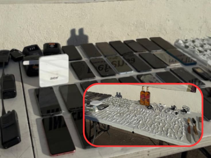 Revisión en Aguaruto destapa arsenal, droga y lujos prohibidos dentro de prisión en Culiacán