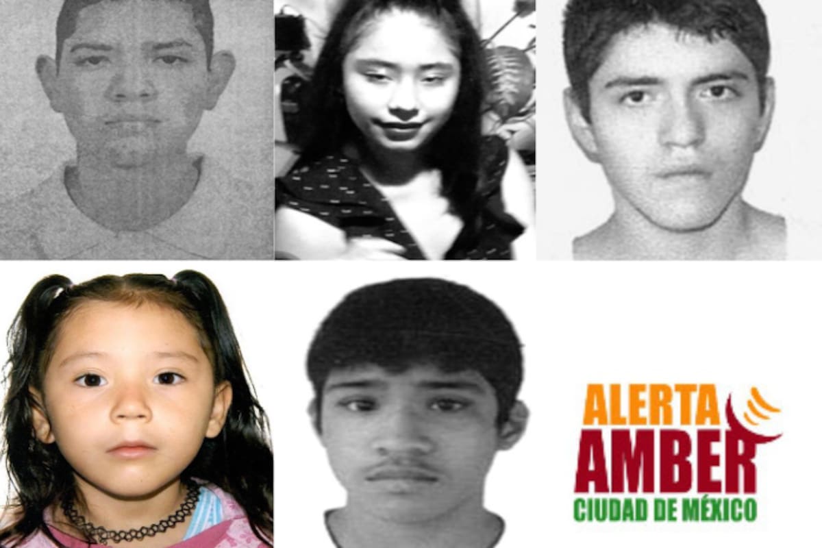 Alerta Amber CDMX: Desaparecen cinco menores en distintos hechos en la capital