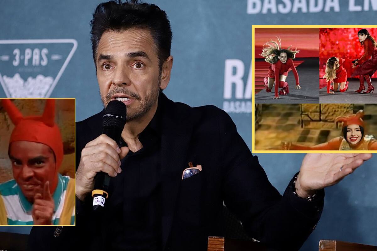 Eugenio Derbez se burla de Belinda tras caída en desfile de moda