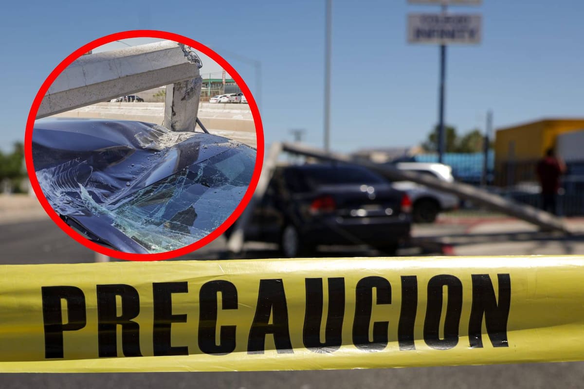 Tráiler derriba cables y provoca caída de poste sobre vehículo; mujer resulta lesionada