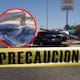 Tráiler derriba cables y provoca caída de poste sobre vehículo; mujer resulta lesionada
