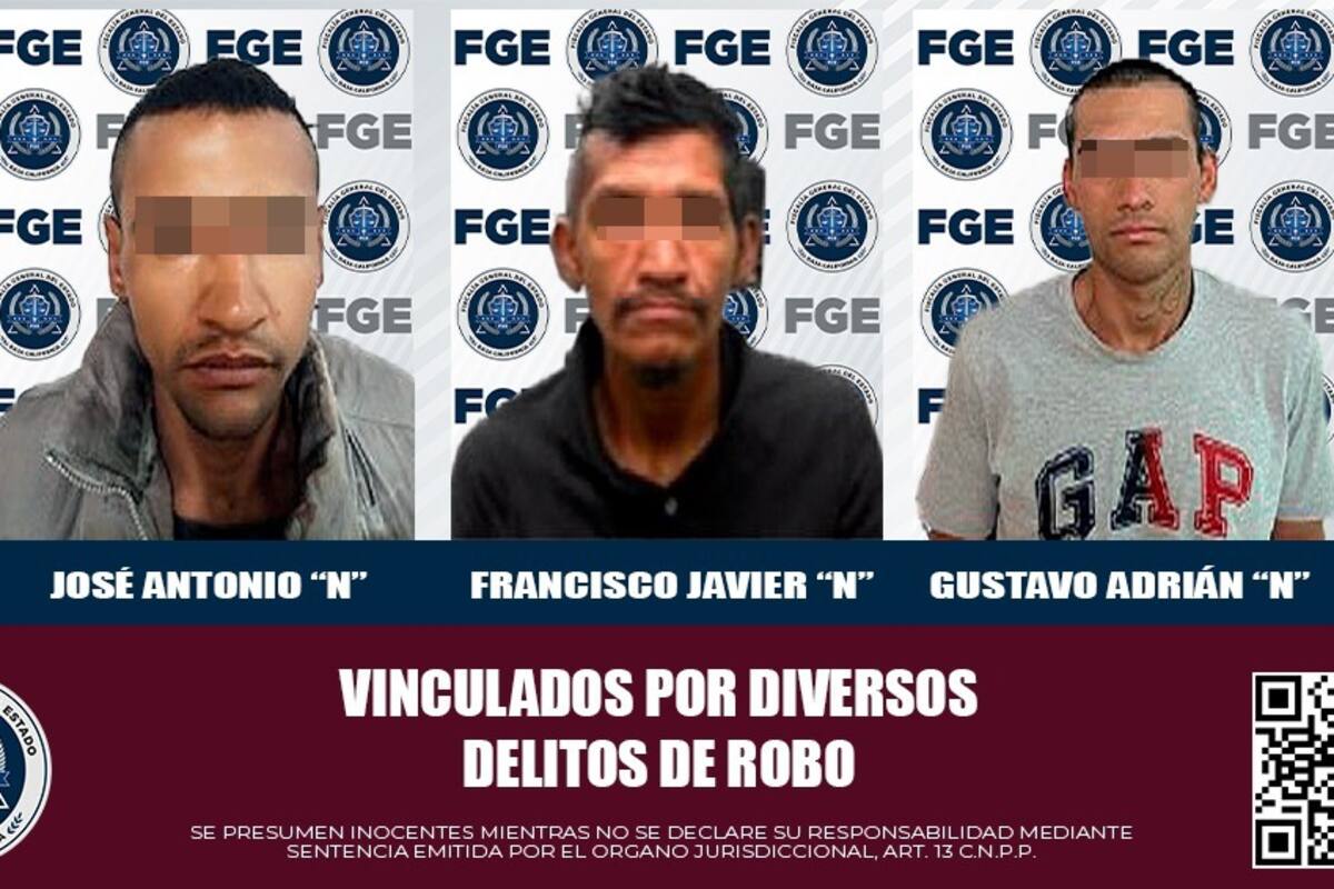 Caen tres por robos violentos en distintos puntos de Mexicali