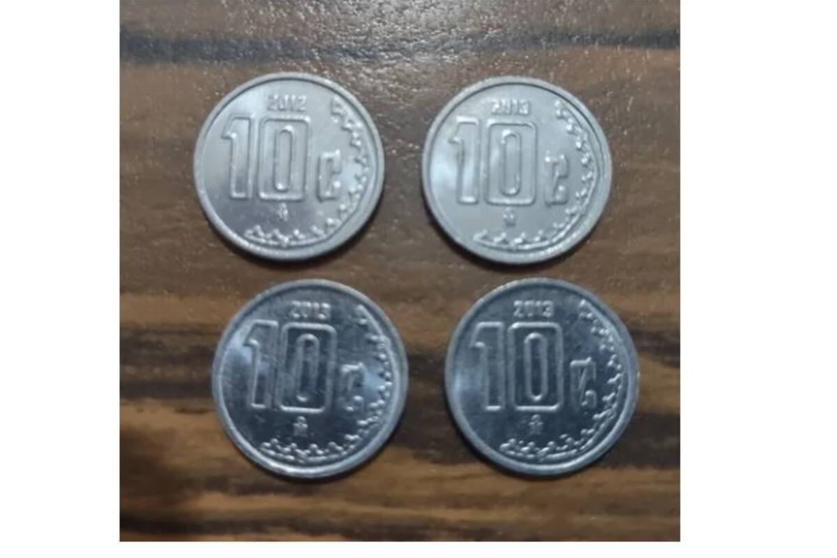 Monedas de 10 centavos se venden en 6 mil pesos en Mercado Libre