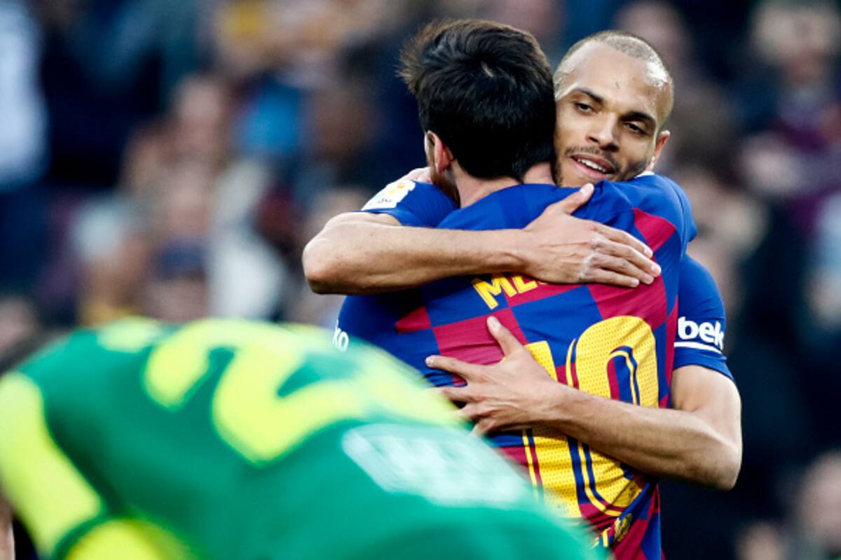 "Si el futbol fuera una religión, Messi sería el Dios": Braithwaite, refuerzo del Barça