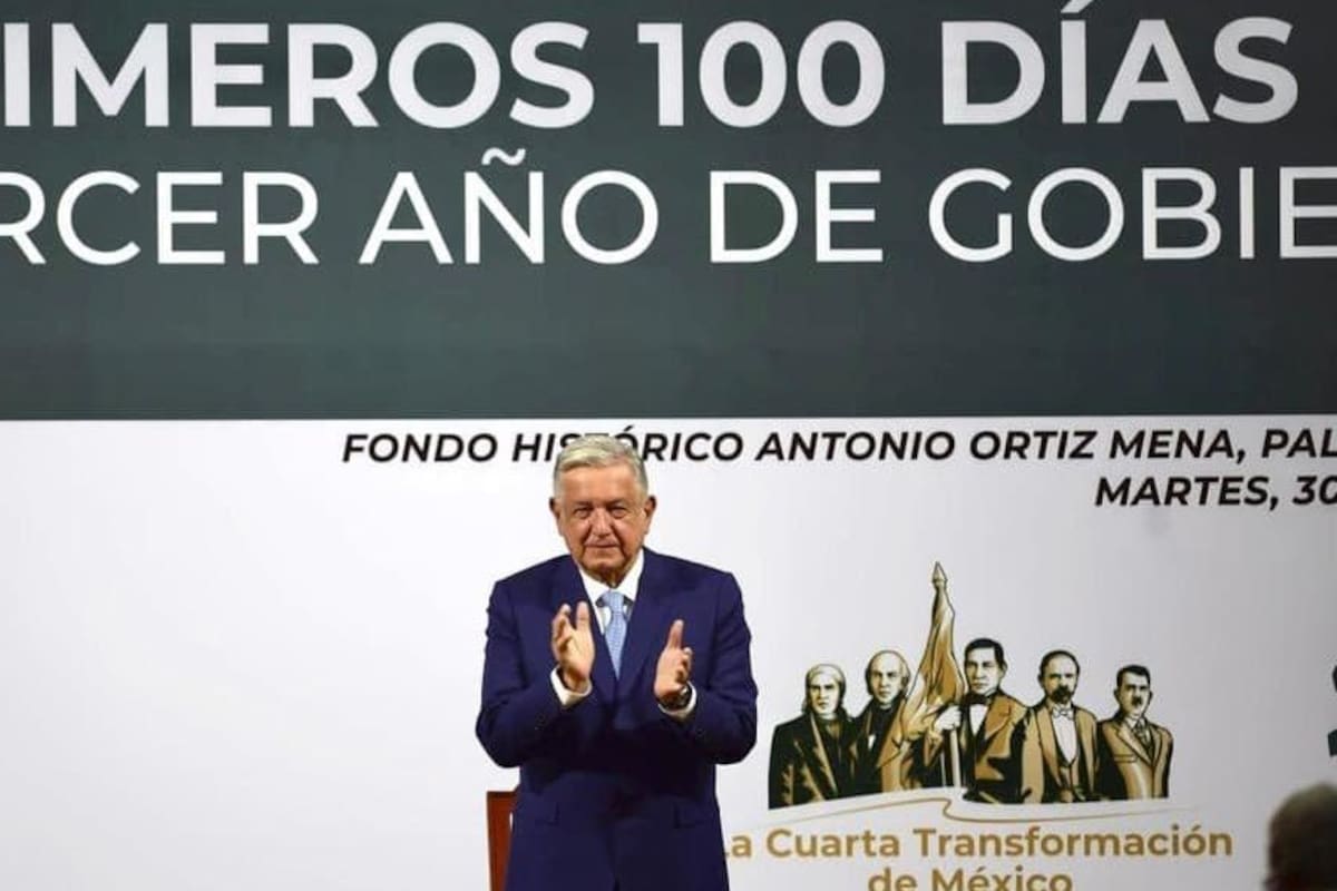 AMLO destaca fortalecimiento de Pemex y CFE en primer informe de su tercer año de gobierno