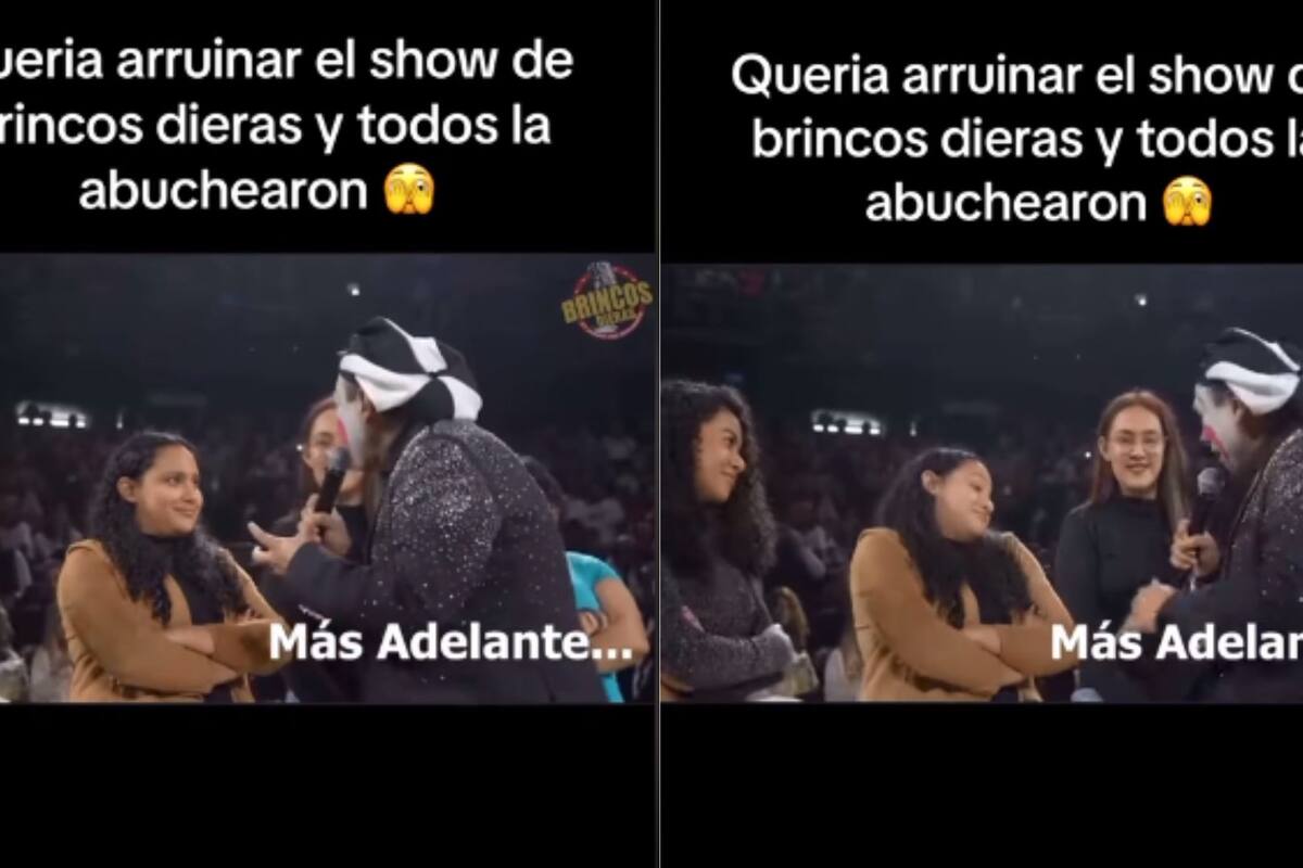 VIDEO: Mujer se niega a participar en el espectáculo de Brincos Dieras y es abucheada