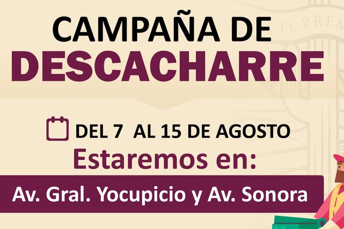 Instalan punto de descacharre en colonias La Mesa y Ruiz Cortínez