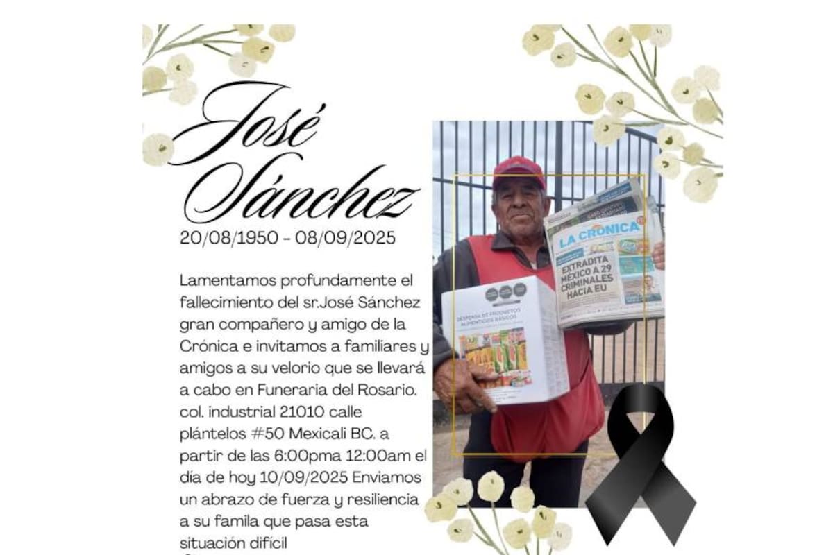 Dan último adiós a José Sánchez, vocero víctima de atropellamiento