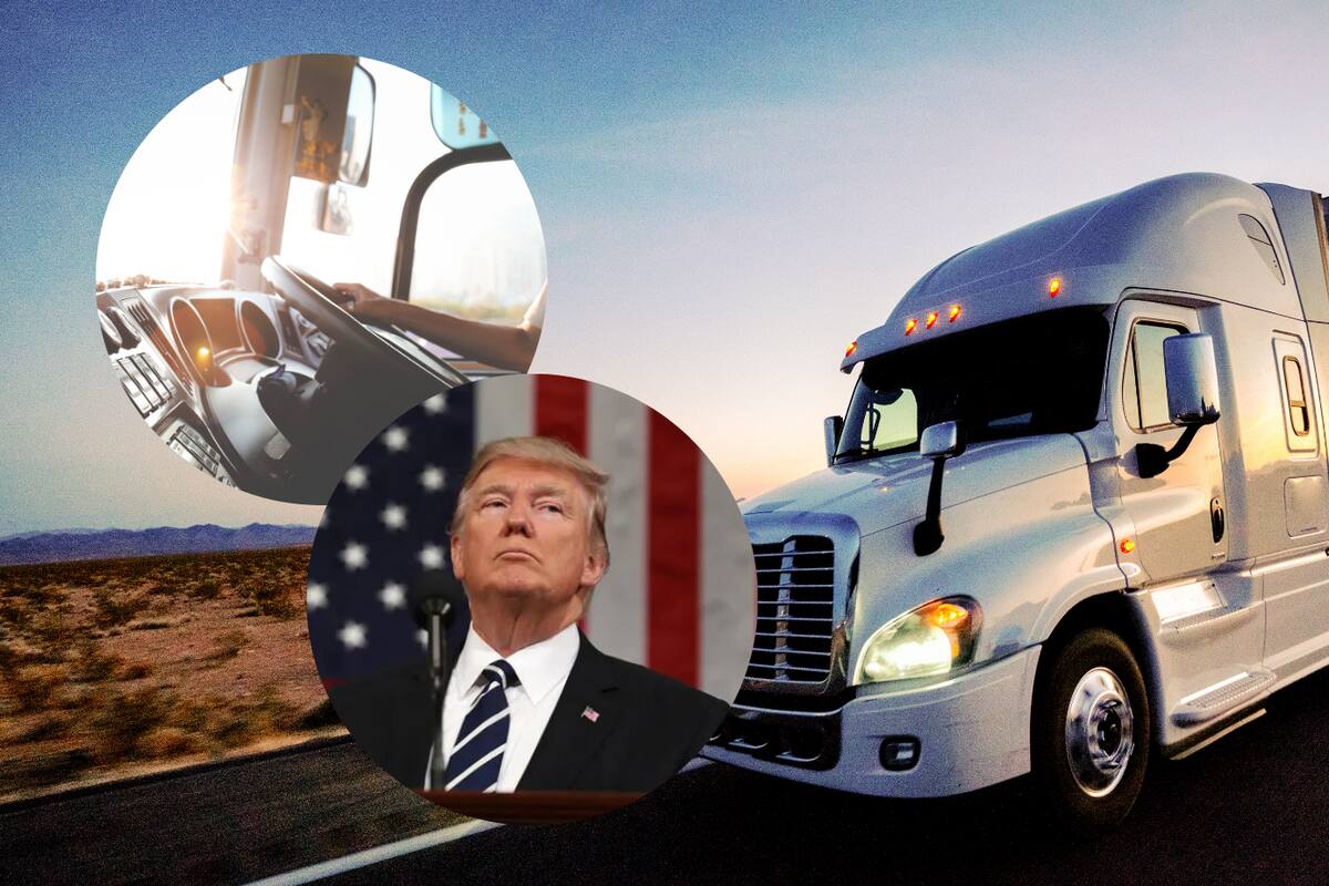 Por cuestiones de “seguridad”, Trump exige que todos los camioneros hablen inglés en EE.UU.
