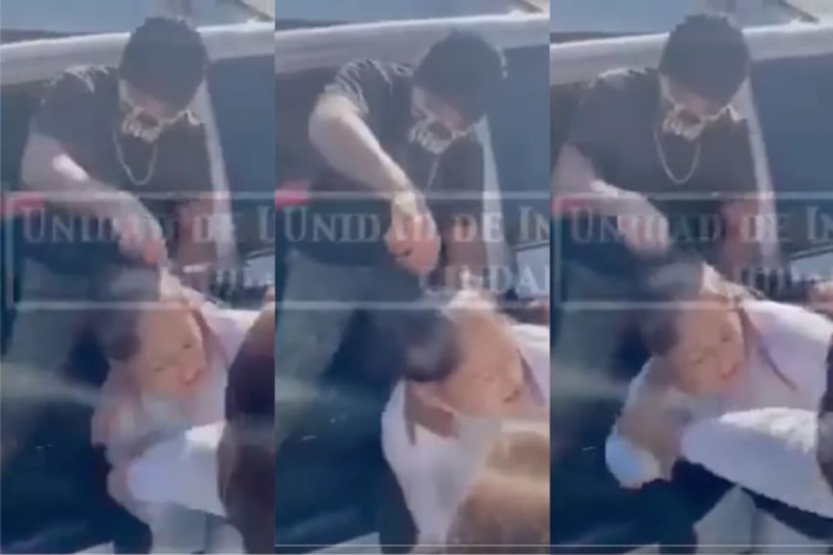 VIDEO: Sicarios rapan a mujer en plena calle en Michoacán "por usar el claxon"