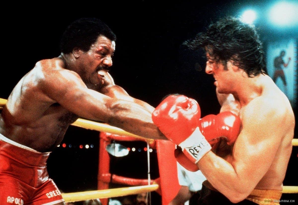 Rocky Balboa y Apollo Creed.