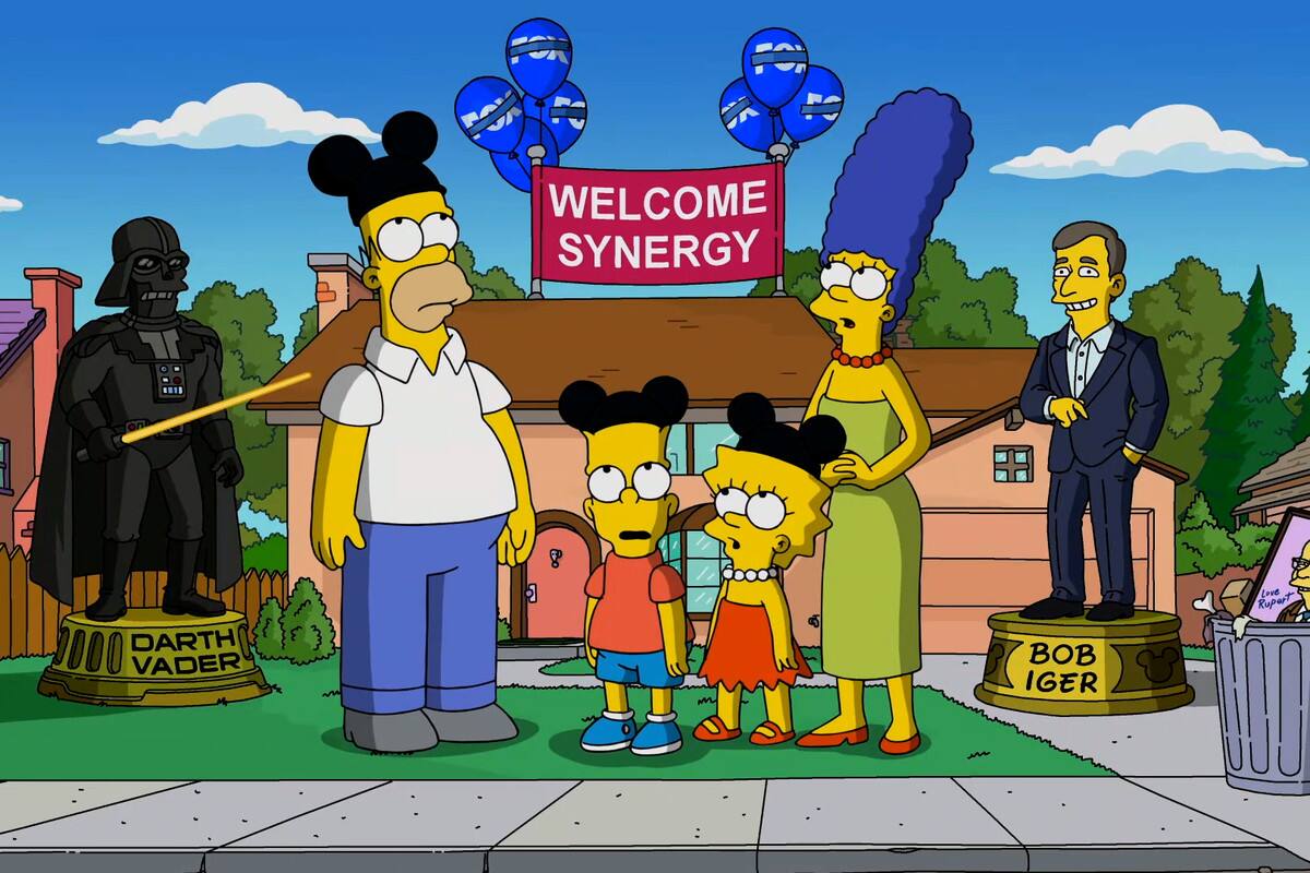 Disney lanza compilación de referencias de la compañía en 'Los Simpson'