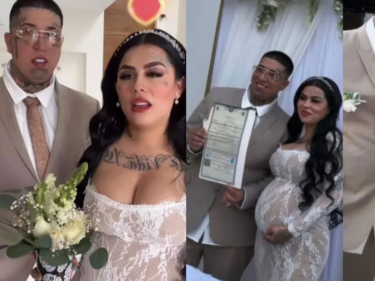 Mona y Geros se dan el “sí” en una boda “íntima” que terminó en un live masivo: así fue el enlace civil en León