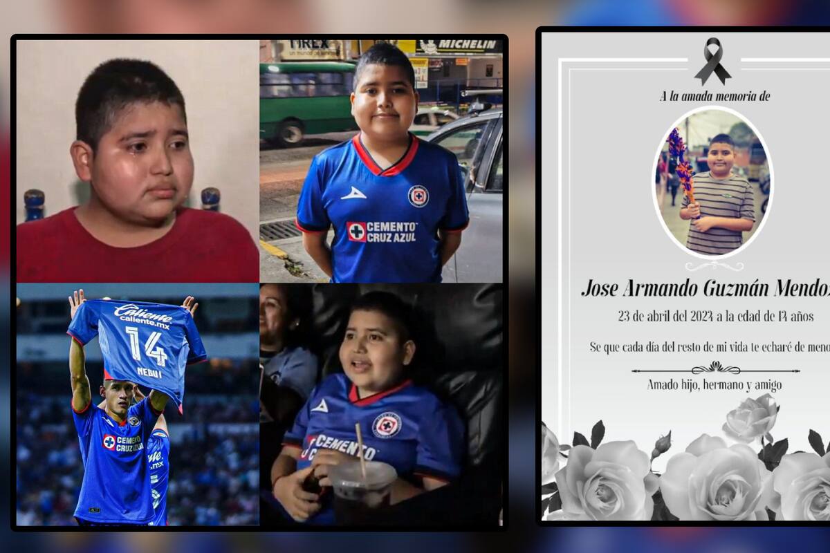 Muere José Armando, niño con cáncer fan del Cruz Azul que renunció a su tratamiento para vivir sus últimos días sin dolor