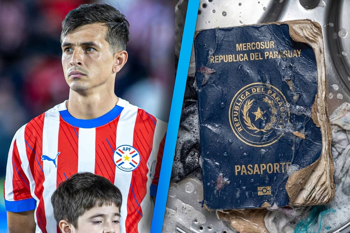 Andrés Cubas, de la Selección de Paraguay, no pudo jugar contra México porque su pasaporte fue destruido en la lavadora