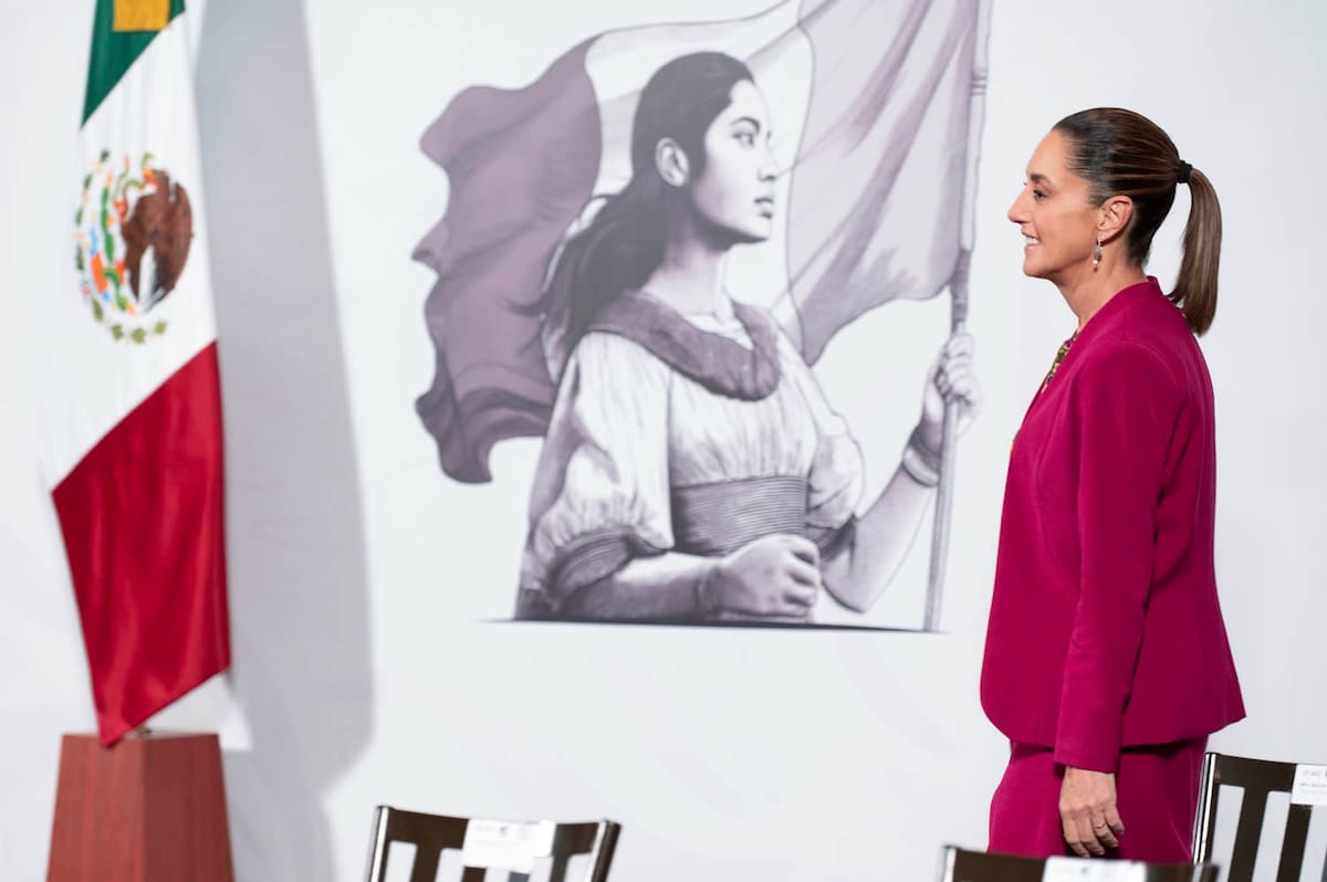 La presidenta Claudia Sheinbaum Pardo en su 'Conferencia del Pueblo' del 12 de agosto del 2025. | Crédito: Presidencia