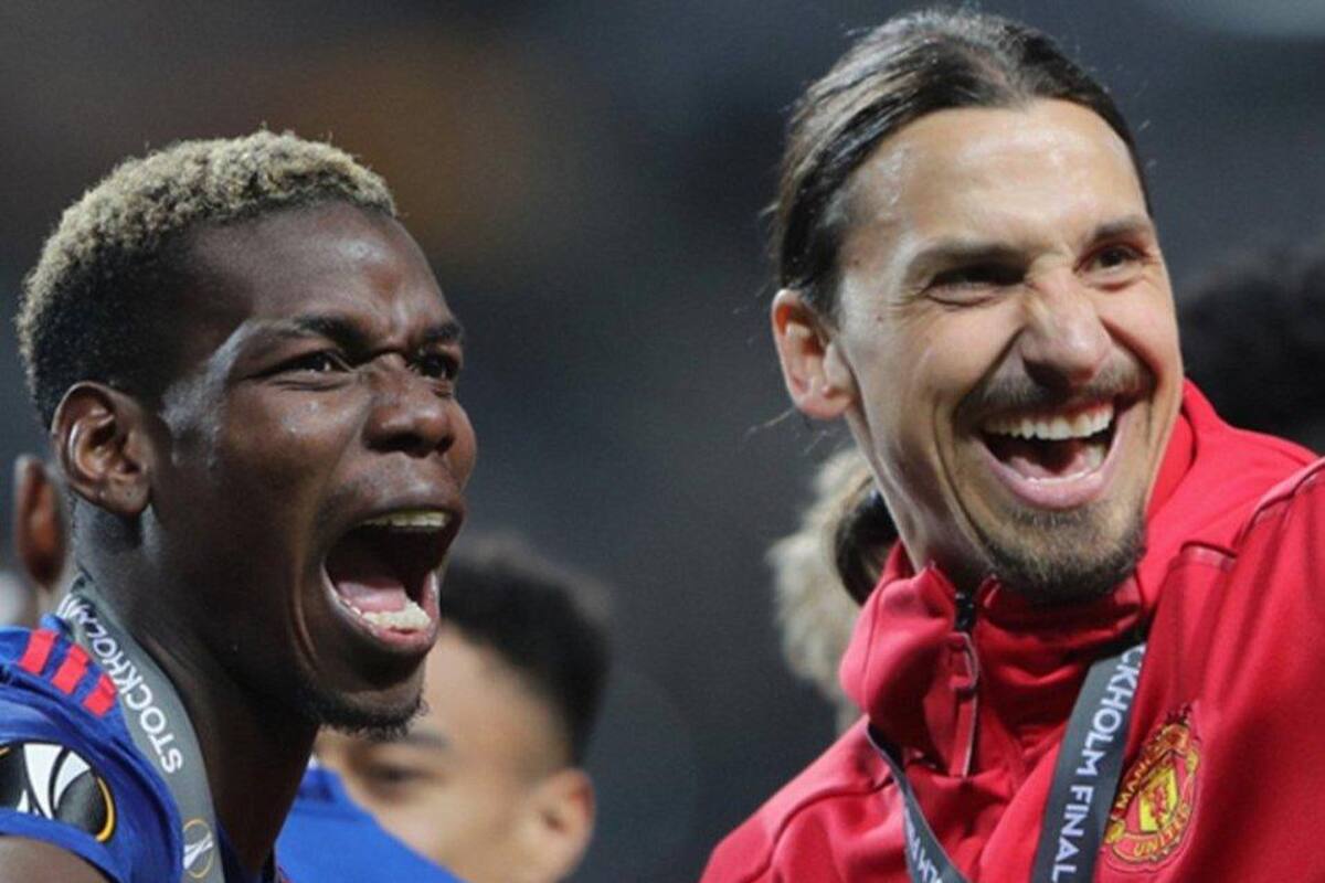 Zlatan y Pogba se enfrentaron en reto vía redes sociales