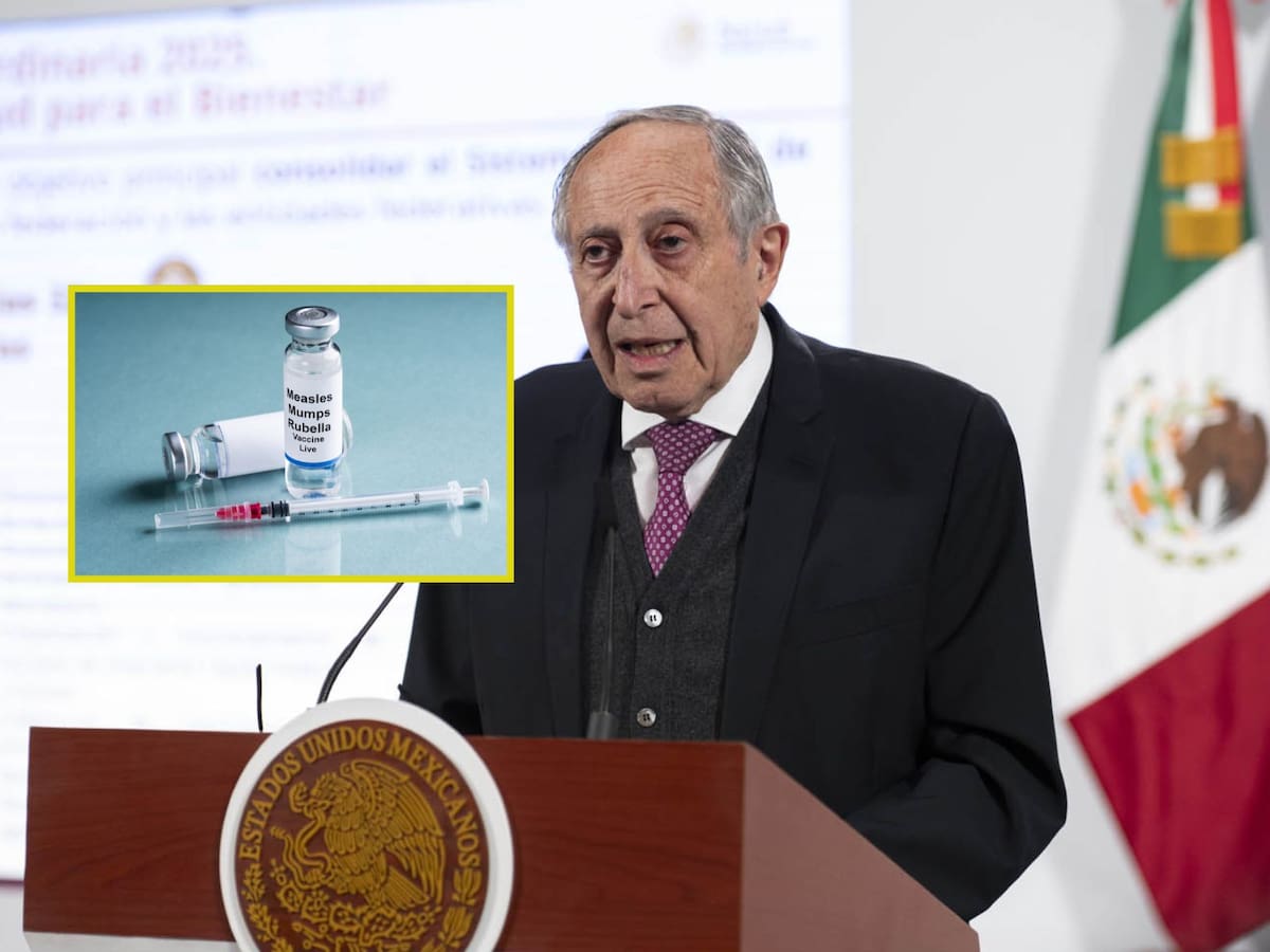 El esquema de vacunación en México presenta actualmente un promedio de 81.1% de cobertura en dos dosis completas, informó David Kershenobich, secretario de Salud. | Crédito: Presidencia/Banco digital GH