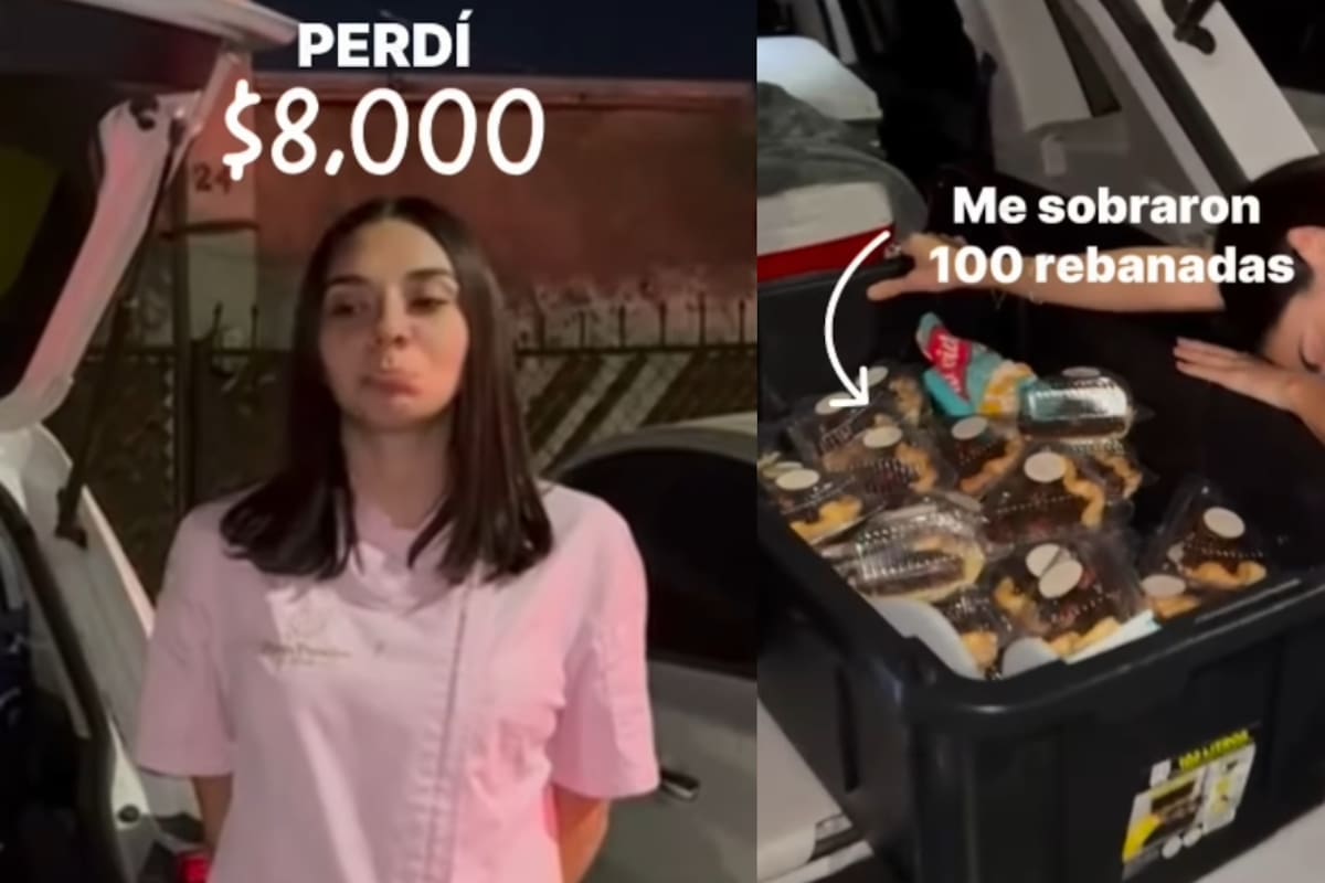 Emprendedora conmueve en redes sociales al revelar que perdió más de 8 mil pesos tras un mal día de ventas