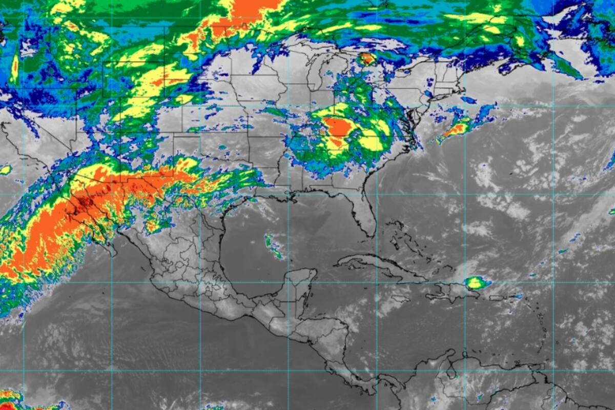 Clima en México: Se espera lluvia y vientos fuertes al Noroeste del País