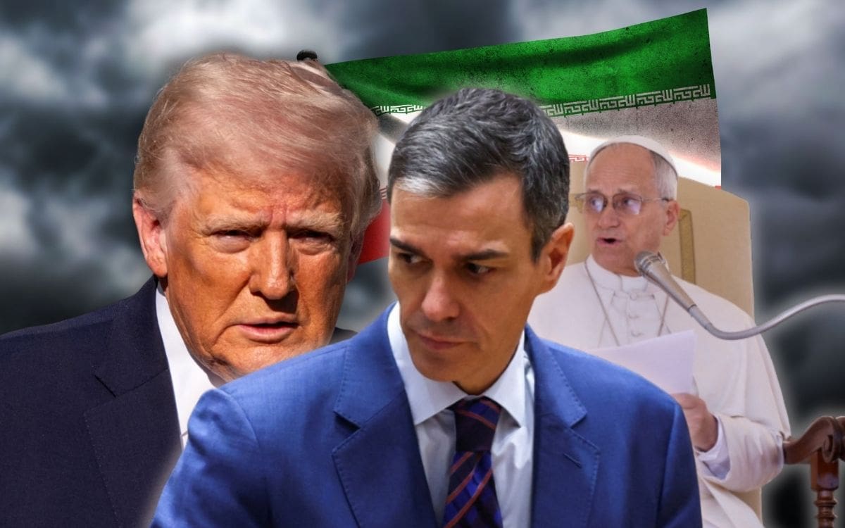 Pedro Sánchez respalda al Papa León XIV tras críticas de Trump y lanza mensaje directo: “Mientras algunos siembran guerras, él siembra la paz”. | Crédito: REUTERS/AP/Canva