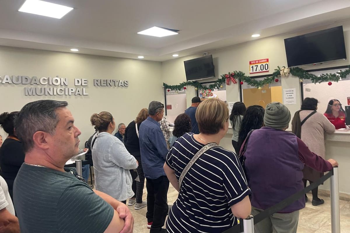 Aumenta 30% la recaudación predial en Rosarito en primeras semanas de enero, aunque disminuye en número de cuentas