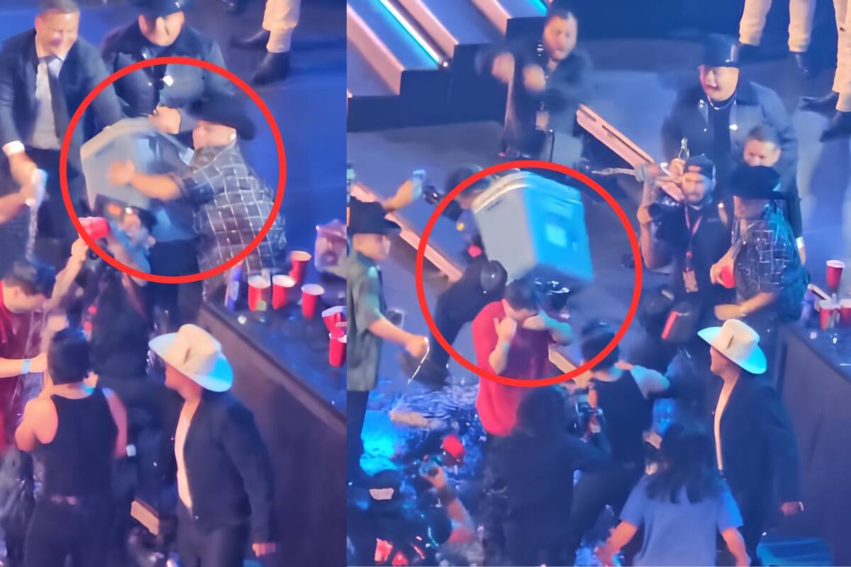 Eduin Caz recibe críticas en redes por golpear a su cuñado con una hielera