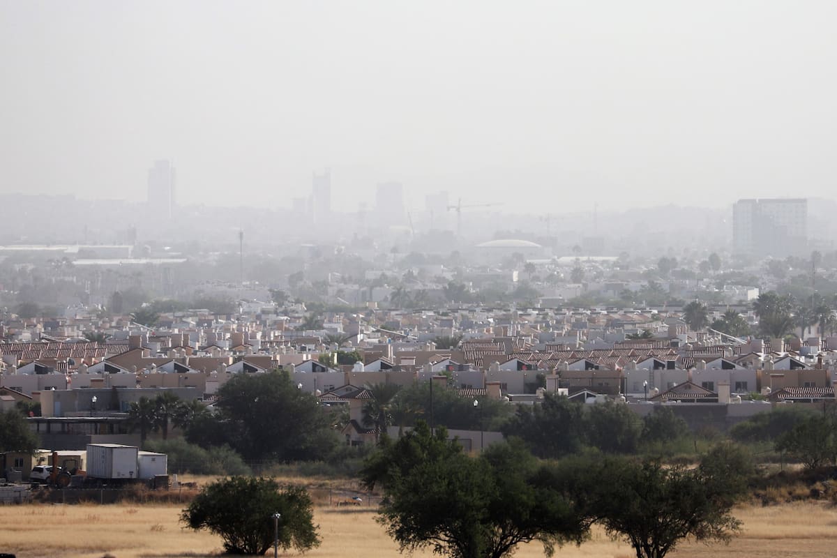 Polvo, humo y metales están en el aire que se respira en Hermosillo
