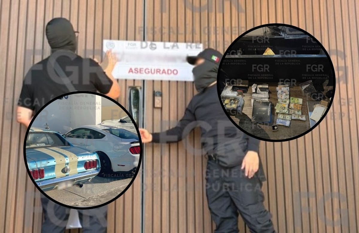 La FGR desmanteló una organización delictiva dedicada a la emisión de facturas falsas y al lavado de dinero. | Crédito: FGR
