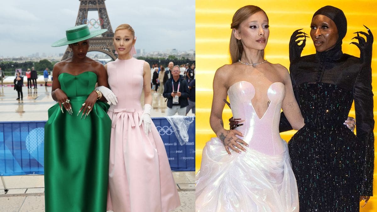 Ariana Grande y Cynthia Erivo en las promociones de 'Wicked'