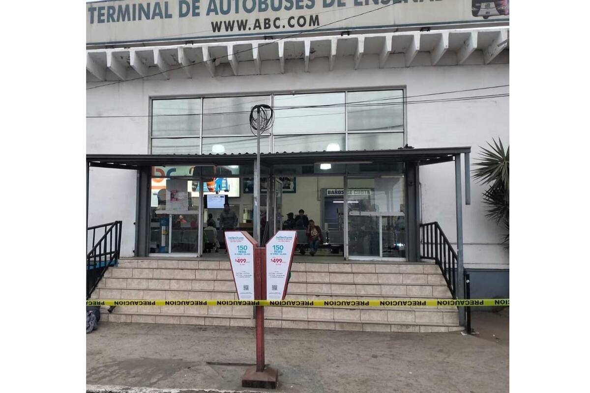 Fallece hombre en la Central Camionera de Ensenada