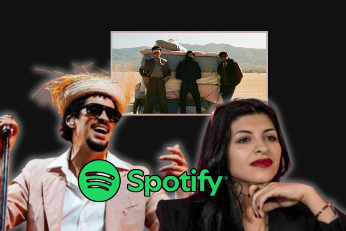 Retiran el nombre de Bad Bunny de los créditos de “Rosita” en Spotify en medio de la polémica de Cazzu contra Nodal, Jhayco y Rauw Alejandro