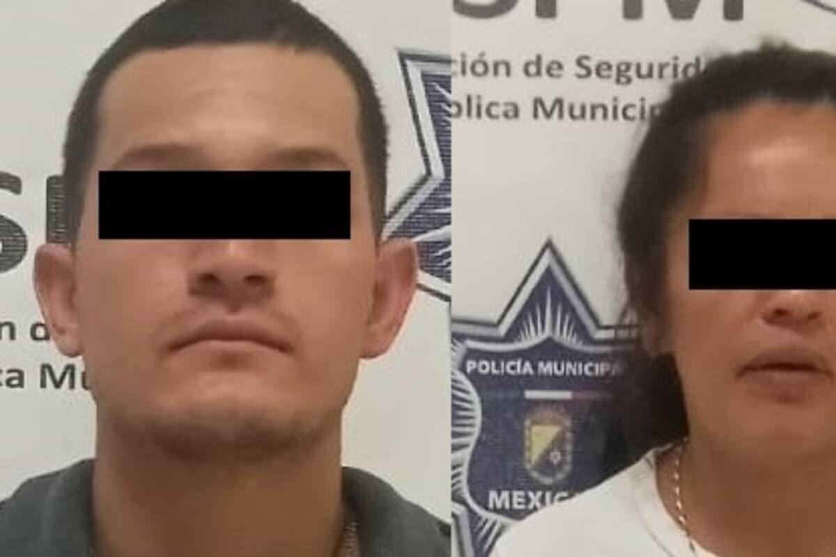 Detienen a dos por robar violentamente un establecimiento comercial
