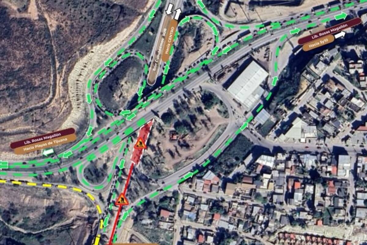 Anuncia SIDURT cierre parcial en Bulevar Cuauhtémoc