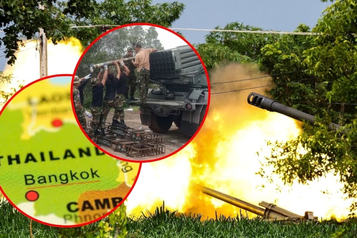 Tailandia decreta ley marcial en ocho distritos fronterizos con Camboya ante enfrentamientos armados y masivas evacuaciones