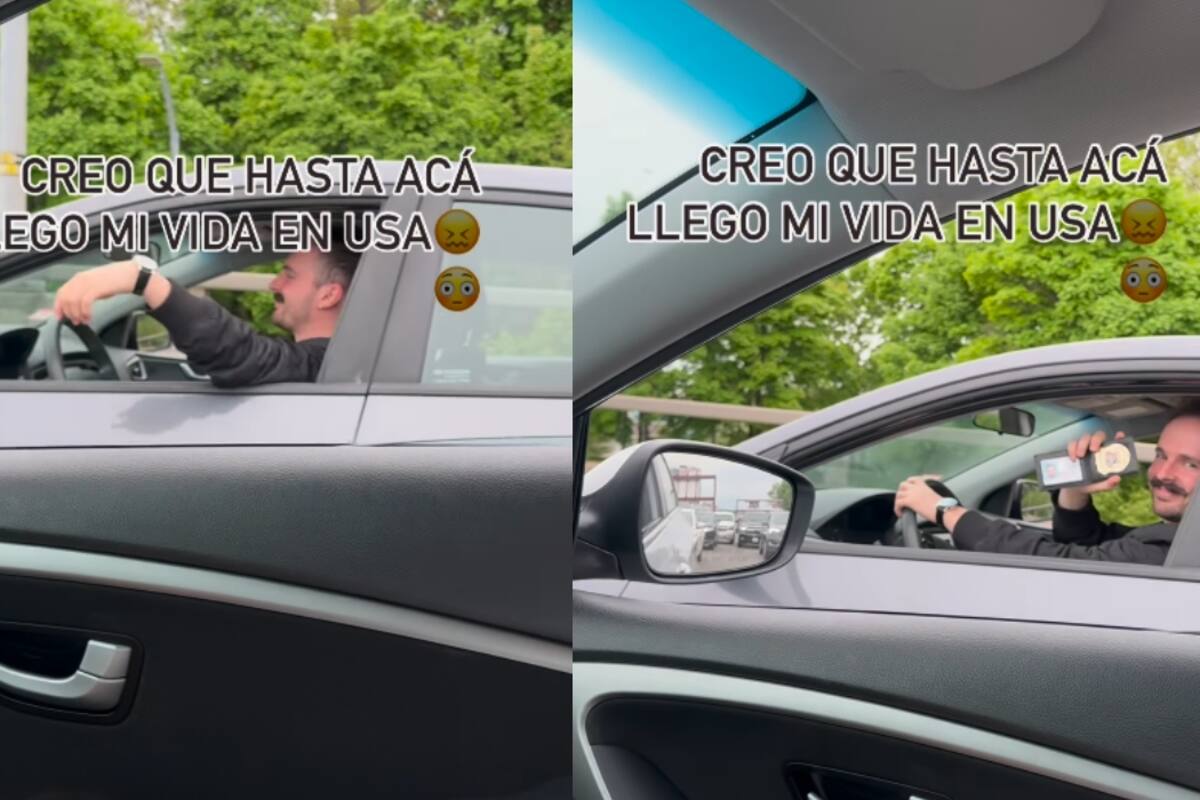 “Hasta aquí llegó mi vida en USA”: Jóvenes amigas se encuentran en el tráfico con un hombre y casi lo insultan, sin saber que era un policía