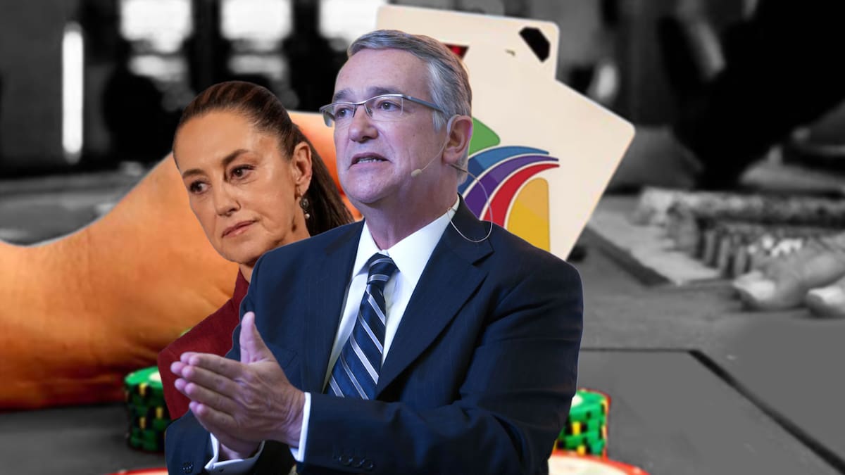 El empresario mexicano Ricardo Salinas Pliego está en problemas con el Gobierno de Claudia Sheinbaum por su casino en línea Ganador Azteca, señalado por presunto mal uso de la Ley de Amparo. | Archivo GH y Presidencia MX