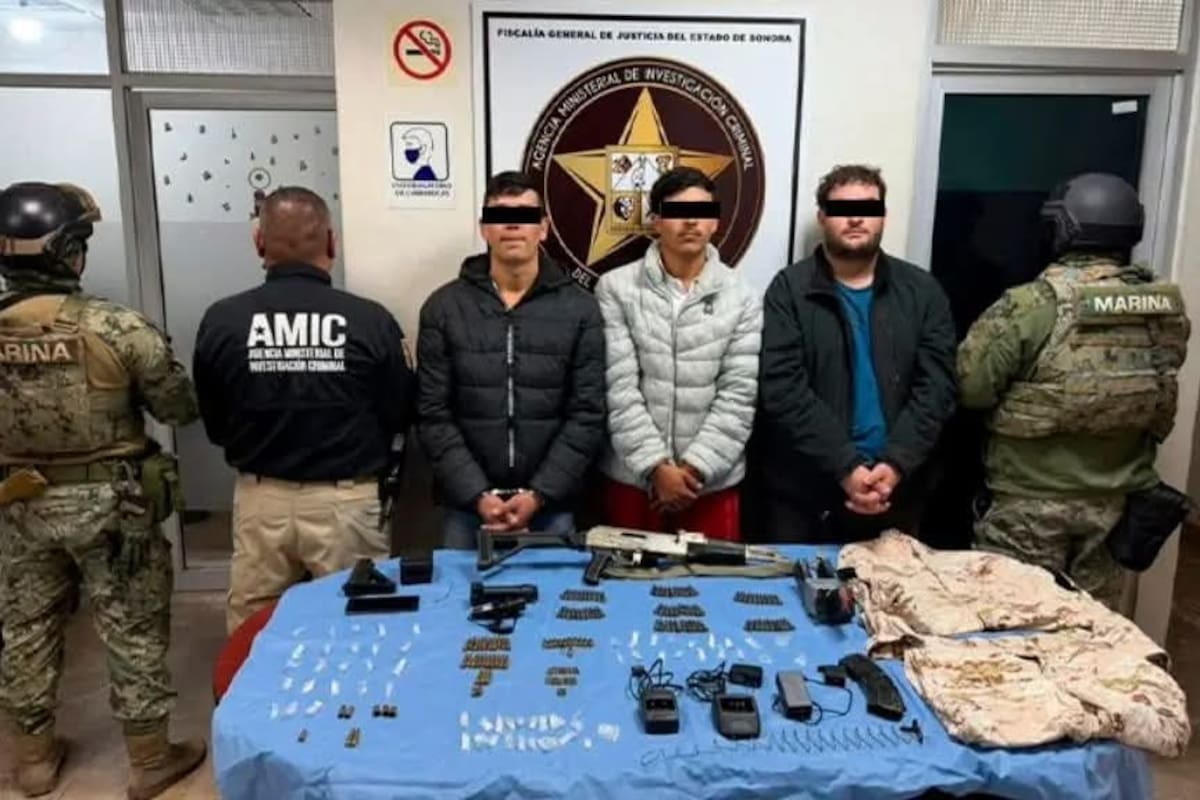 Detienen a tres personas tras cateos en Estación Corral en Cajeme