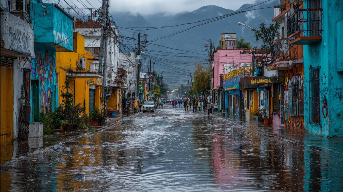 El SMN explicó que el mal tiempo está relacionado con distintos sistemas meteorológicos.