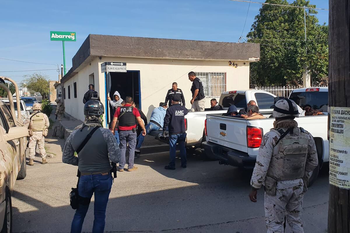 Catean vivienda en la colonia Ley 57; hay 10 detenidos