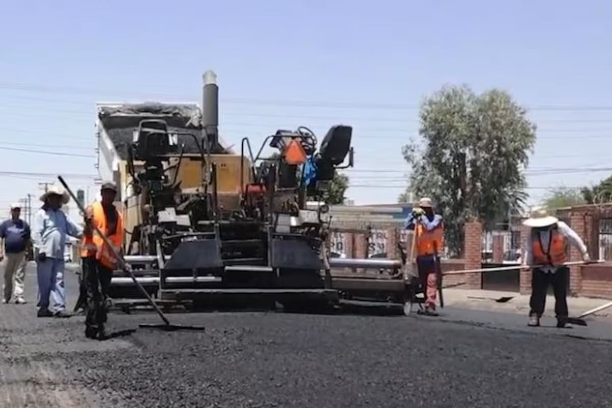 Concluyen trabajos de pavimentación en la avenida Zaragoza en el Ejido Puebla