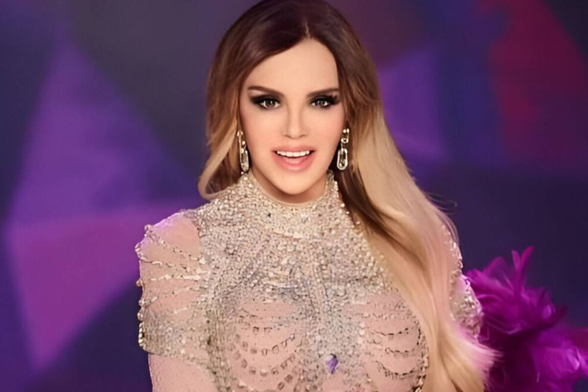 Lucía Méndez sufre aparatosa caída en plena presentación de su show "Vedette"