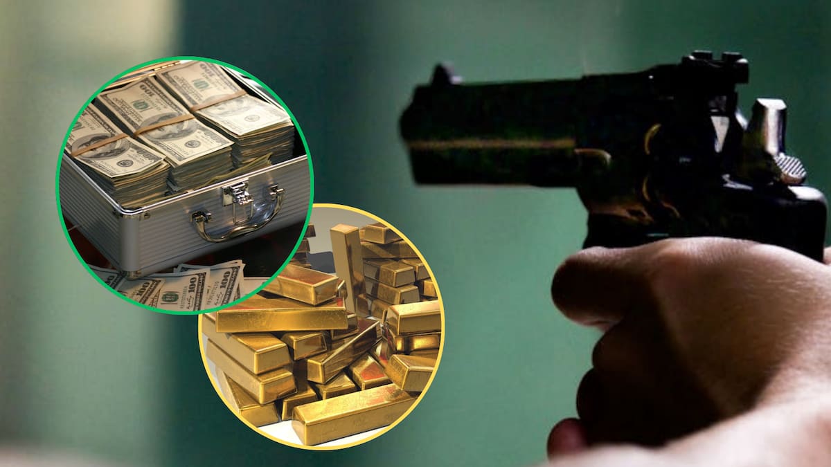 En un asalto de película, un empresario fue despojado de más de 30 millones de pesos en efectivo y 60 kilos de oro luego de que un comando armado interceptó su vehículo, disparó para intimidar y logró escapar con el botín