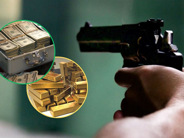 En un asalto de película, un empresario fue despojado de más de 30 millones de pesos en efectivo y 60 kilos de oro luego de que un comando armado interceptó su vehículo, disparó para intimidar y logró escapar con el botín