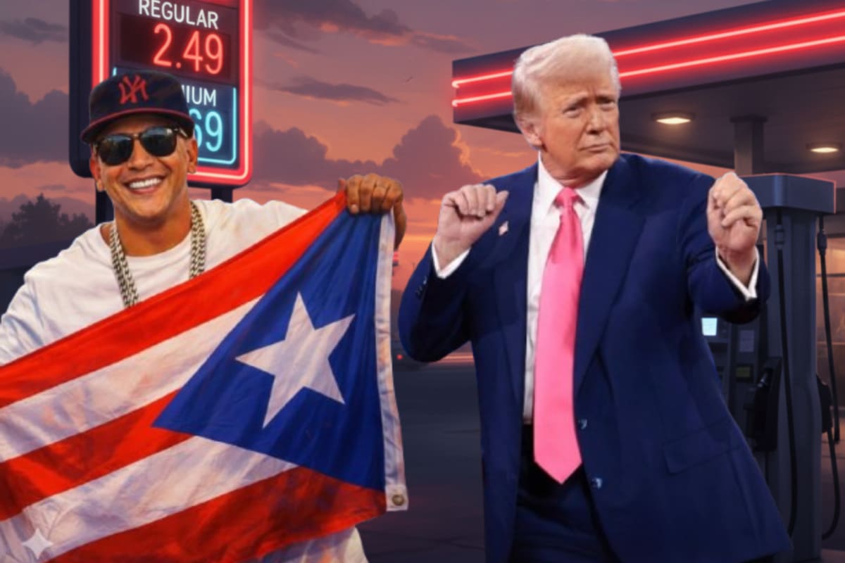 Donald Trump presumió con reguetón cómo baja el precio de la gasolina en los Estados Unidos al ritmo de Daddy Yankee
