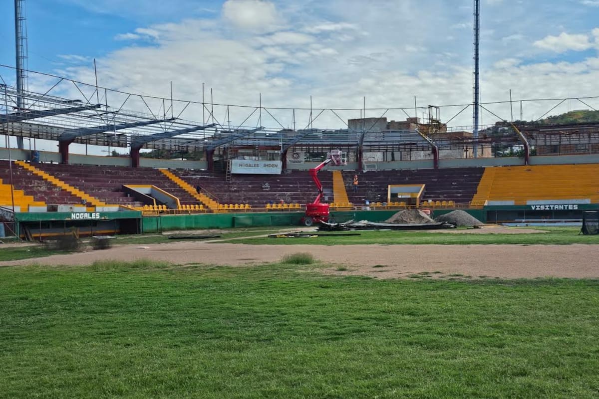 El estadio Alberto Hoeffer de Nogales podría concluir su primera etapa de remodelación en noviembre y las obras definirán si recibe un torneo estatal en diciembre